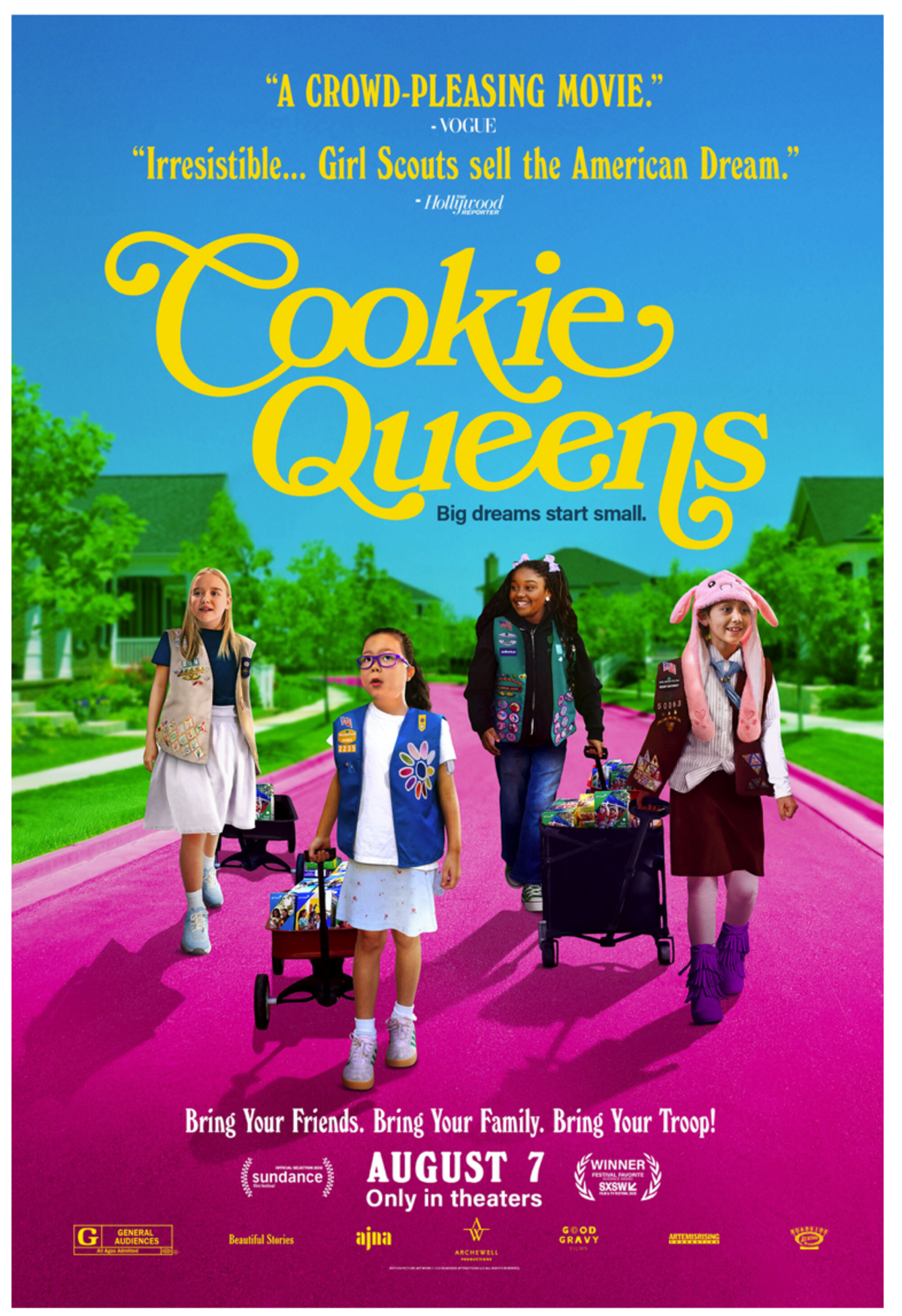 “Cookie Queens” opens in theaters on Friday, Aug. 7.